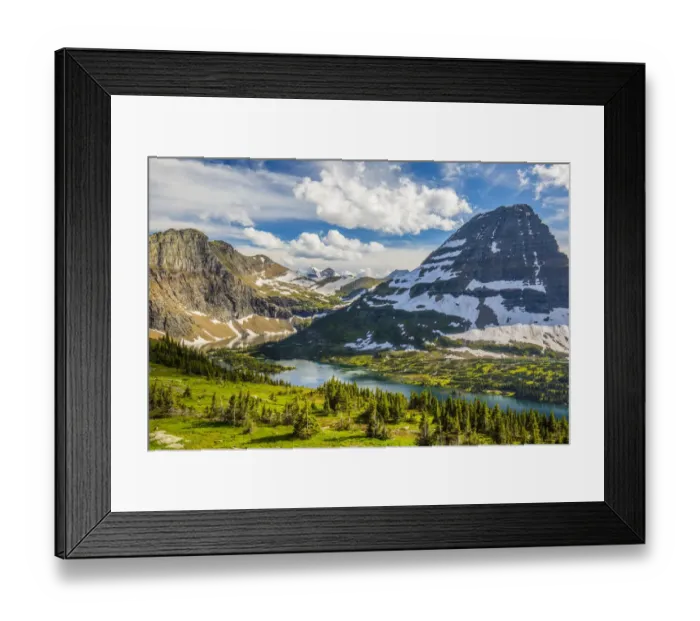 Framed Print : Hidden Lake, Glacier National Park, Montana Framed Print : Hidden Lake, Glacier National Park, Montana