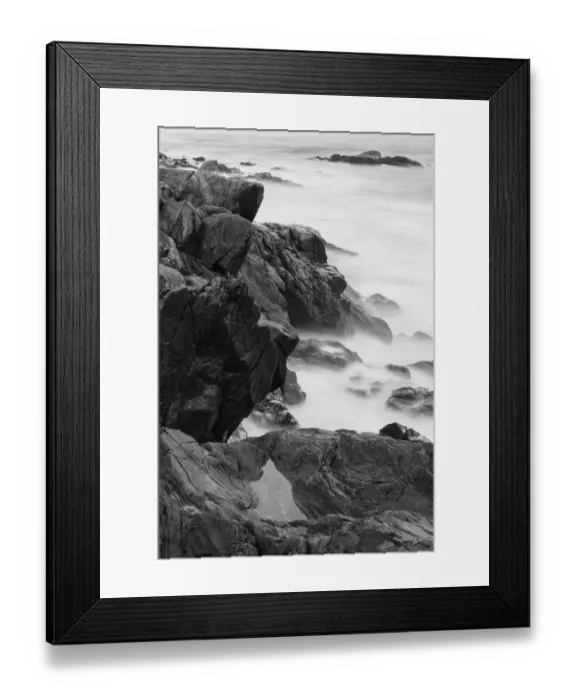 Framed Print : Rocks and surf. Wallis Sands State Park, Rye, New Hampshire Framed Print : Rocks and surf. Wallis Sands State Park, Rye, New Hampshire
