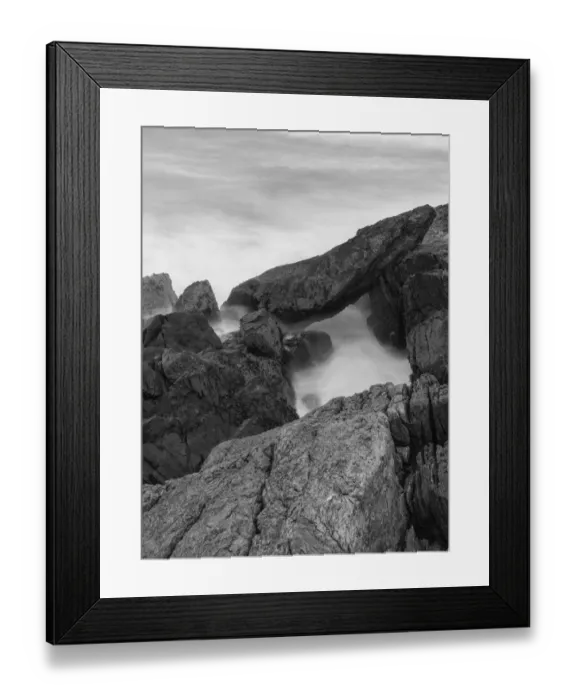 Framed Print : Rocks and surf. Wallis Sands State Park, Rye, New Hampshire Framed Print : Rocks and surf. Wallis Sands State Park, Rye, New Hampshire