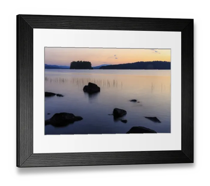 Framed Print : Dawn on Lake Umbagog in Errol, New Hampshire Framed Print : Dawn on Lake Umbagog in Errol, New Hampshire