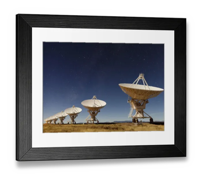 Framed Print : Karl G. Jansky, Very Large Array (VLA), National Radio Astronomy Observatory, The dishes