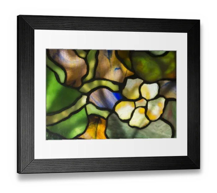 Framed Print : New York, Tiffany stained glass lamp shade Framed Print : New York, Tiffany stained glass lamp shade