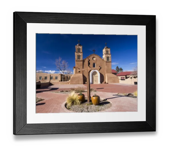 Framed Print : North America; USA; New Mexico; Socorro; Mission San Miguel Socorro