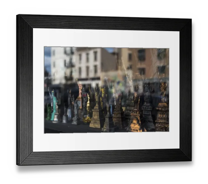Framed Print : Statue of Liberty souvenir, Brooklyn, New York, USA. Williamsburg
