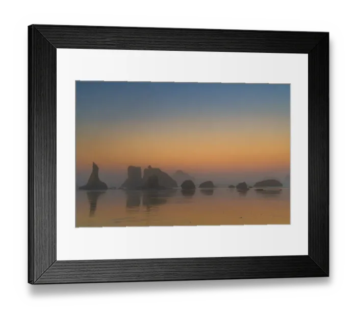 Framed Print : USA, Oregon, Bandon. Sunrise on beach. Credit as: Jay O Brien / Jaynes Gallery / DanitaDelimont Framed Print : USA, Oregon, Bandon. Sunrise on beach. Credit as: Jay O Brien / Jaynes Gallery / DanitaDelimont