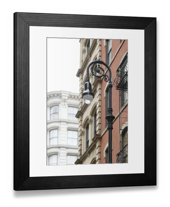 Framed Print : New York City, NY. USA Lamppost in Soho Framed Print : New York City, NY. USA Lamppost in Soho