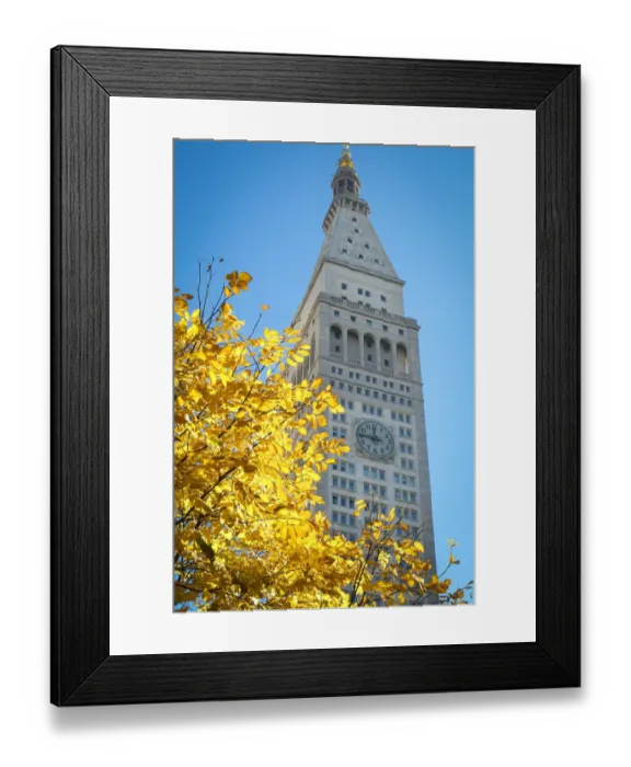 Framed Print : Clock tower near Madison Square park, New York City, NY. USA Framed Print : Clock tower near Madison Square park, New York City, NY. USA