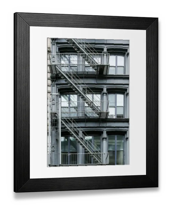 Framed Print : Apartment building exterior, New York City, NY. USA Soho Framed Print : Apartment building exterior, New York City, NY. USA Soho