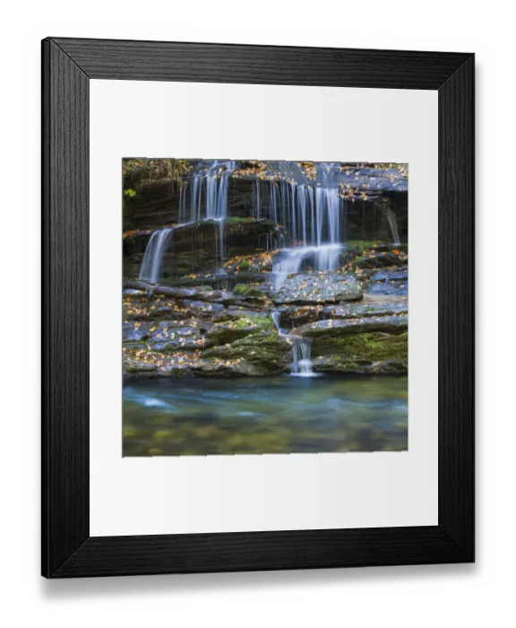 Framed Print : USA, North Carolina, Great Smoky Mountains. Scenic of Tom Branch Falls. Credit as Framed Print : USA, North Carolina, Great Smoky Mountains. Scenic of Tom Branch Falls. Credit as
