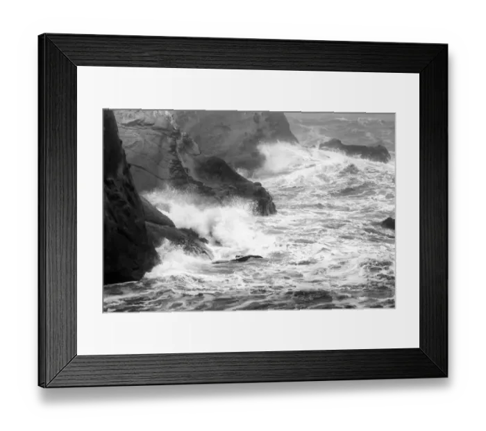 Framed Print : USA, Oregon, Bandon. Storm waves on coast Framed Print : USA, Oregon, Bandon. Storm waves on coast
