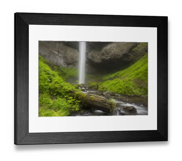 Framed Print : USA, Oregon, Columbia River Gorge. Latourell Falls landscape Framed Print : USA, Oregon, Columbia River Gorge. Latourell Falls landscape