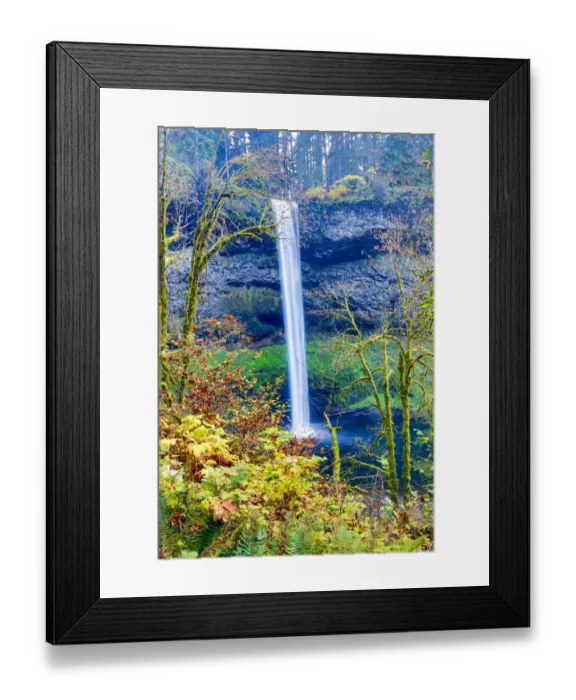 Framed Print : United States, Oregon, Silver Falls State Park, South Falls Framed Print : United States, Oregon, Silver Falls State Park, South Falls