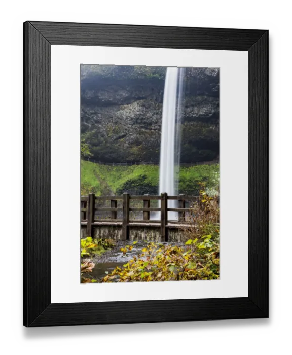 Framed Print : United States, Oregon, Silver Falls State Park, Falls Framed Print : United States, Oregon, Silver Falls State Park, Falls