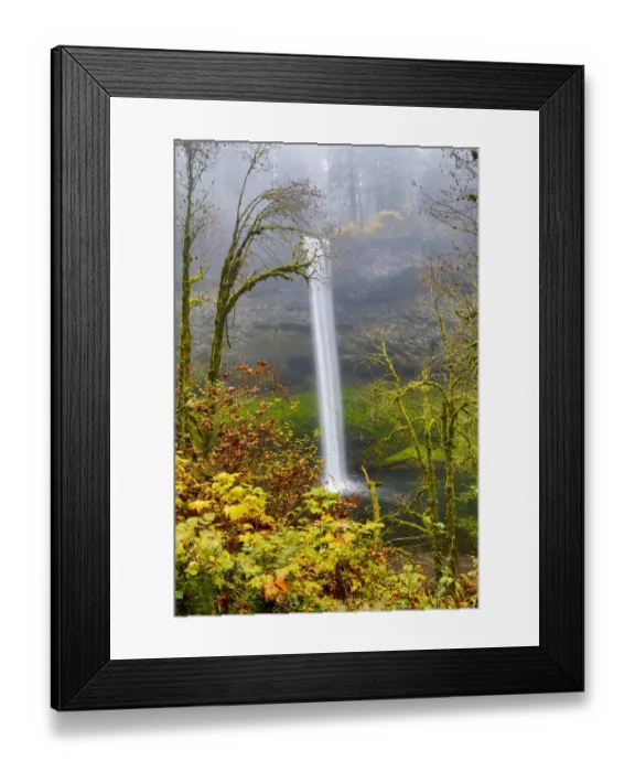 Framed Print : United States, Oregon, Silver Falls State Park, South Falls Framed Print : United States, Oregon, Silver Falls State Park, South Falls