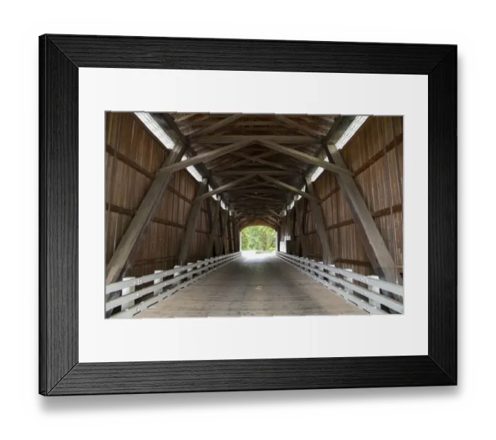 Framed Print : USA, Oregon, Lane County, Jasper, Place Road, Fall Creek. Pengra Covered Bridge. 120 Foot, Howe Truss Framed Print : USA, Oregon, Lane County, Jasper, Place Road, Fall Creek. Pengra Covered Bridge. 120 Foot, Howe Truss