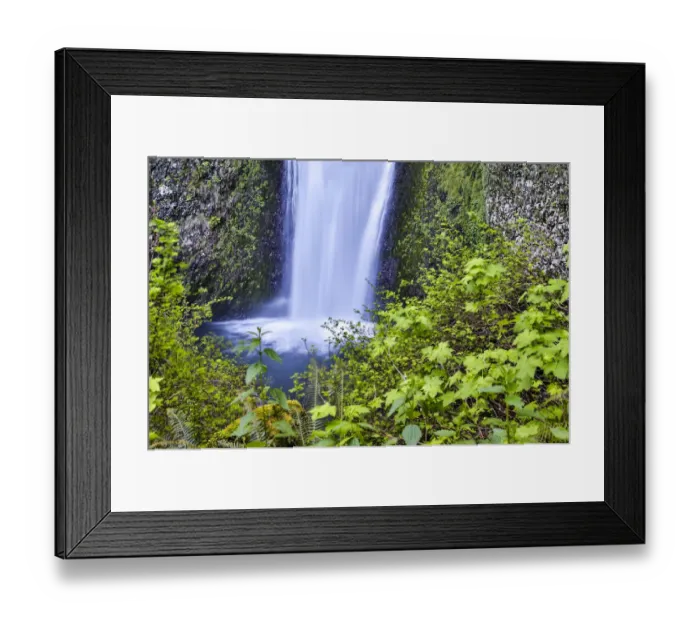 Framed Print : United States, Oregon, Columbia River Gorge, Multnomah Falls