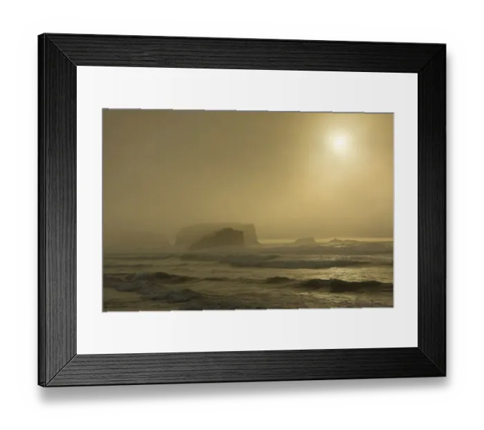 Framed Print : golden sunset; sea stacks; Bandon by the Sea; Oregon; USA Framed Print : golden sunset; sea stacks; Bandon by the Sea; Oregon; USA