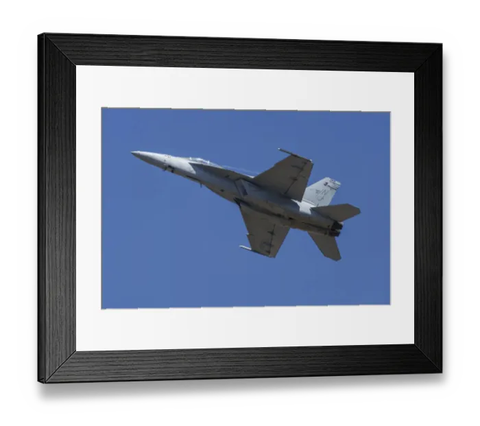 Framed Print : USA, Oregon, Hillsbor, F  /  A-18F Super Hornet demonstrating at the Oregon International