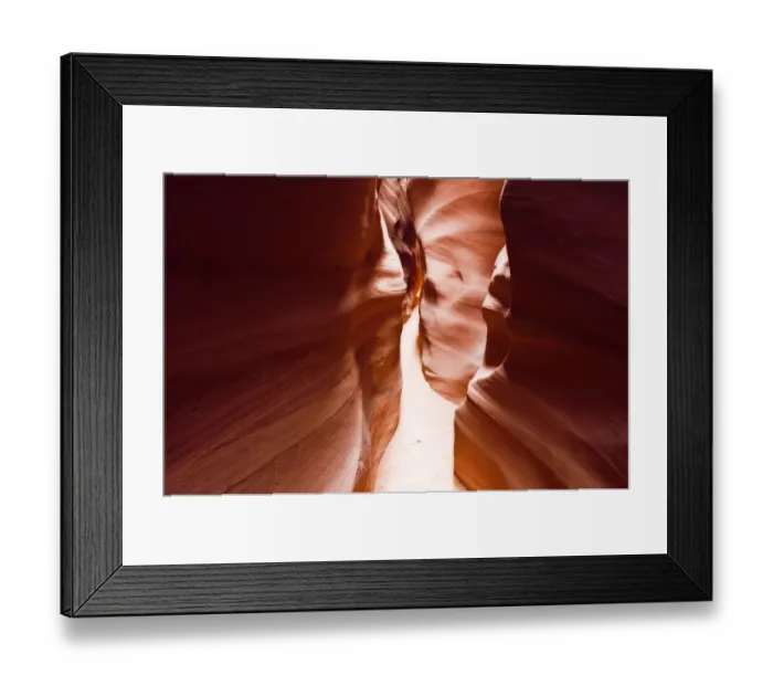 Framed Print : Slot canyon in Spooky Gulch, Grand Staircase-Escalante National Monument, Utah USA
