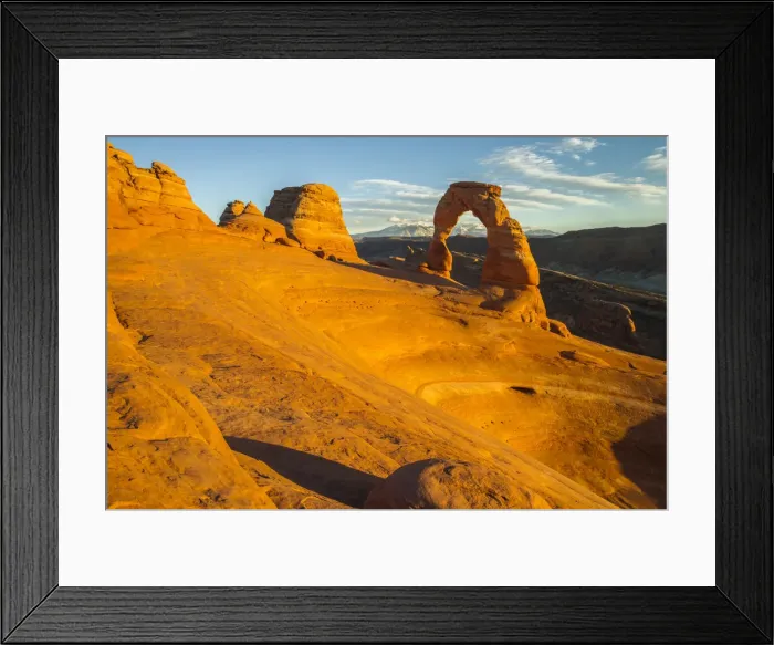 Framed Print : USA, Utah, Arches National Park. Landscape with Delicate Arch Framed Print : USA, Utah, Arches National Park. Landscape with Delicate Arch