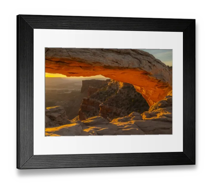 Framed Print : USA, Utah, Canyonlands National Park. Mesa Arch at sunrise Framed Print : USA, Utah, Canyonlands National Park. Mesa Arch at sunrise