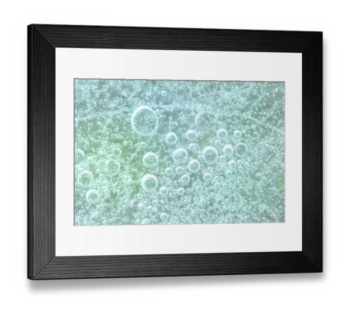 Framed Print : USA, Washington, Seabeck. Bubbles frozen in ice Framed Print : USA, Washington, Seabeck. Bubbles frozen in ice
