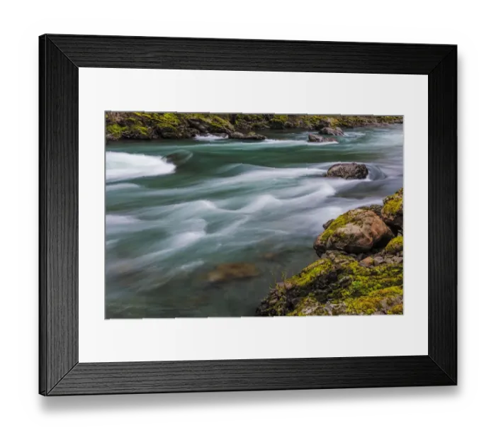 Framed Print : The Elwha River in Olympic National Park, Washinton, USA Framed Print : The Elwha River in Olympic National Park, Washinton, USA