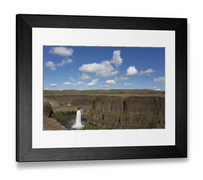 Framed Print : WA, Palouse Falls State Park, Palouse Falls