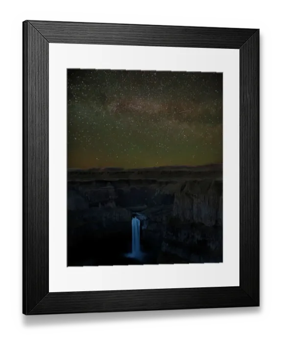 Framed Print : WA, Palouse Falls State Park, Palouse Falls, with Milky Way Framed Print : WA, Palouse Falls State Park, Palouse Falls, with Milky Way