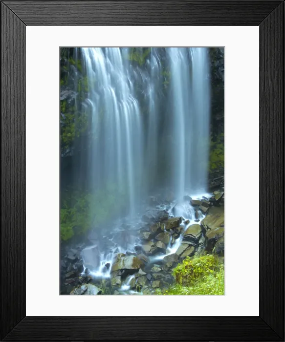 Framed Print : Narada Falls, Mount Rainier National Park, Washington, USA