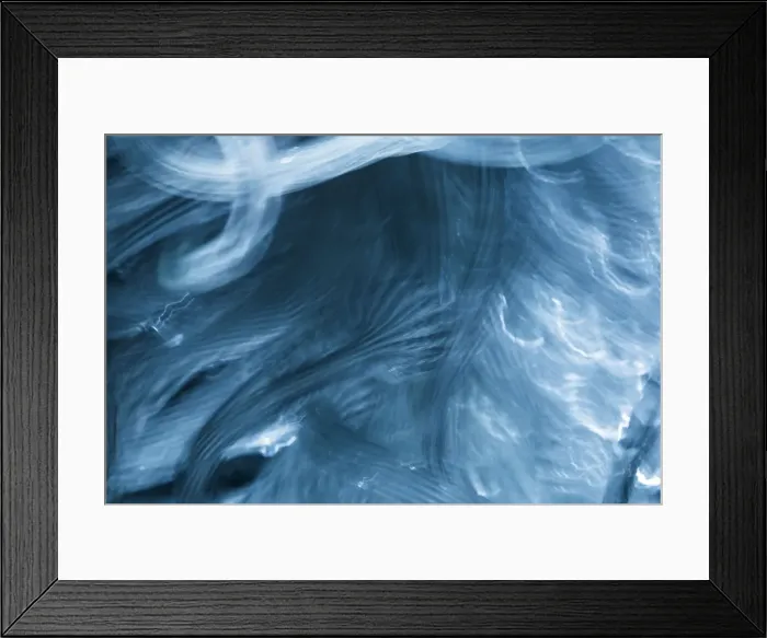 Framed Print : Colorful glass with blurred motion effect