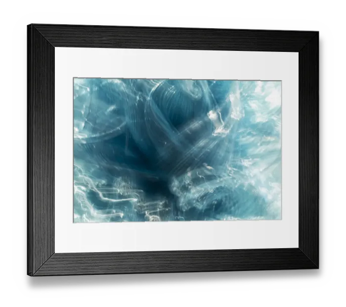 Framed Print : Colorful glass with blurred motion effect Framed Print : Colorful glass with blurred motion effect
