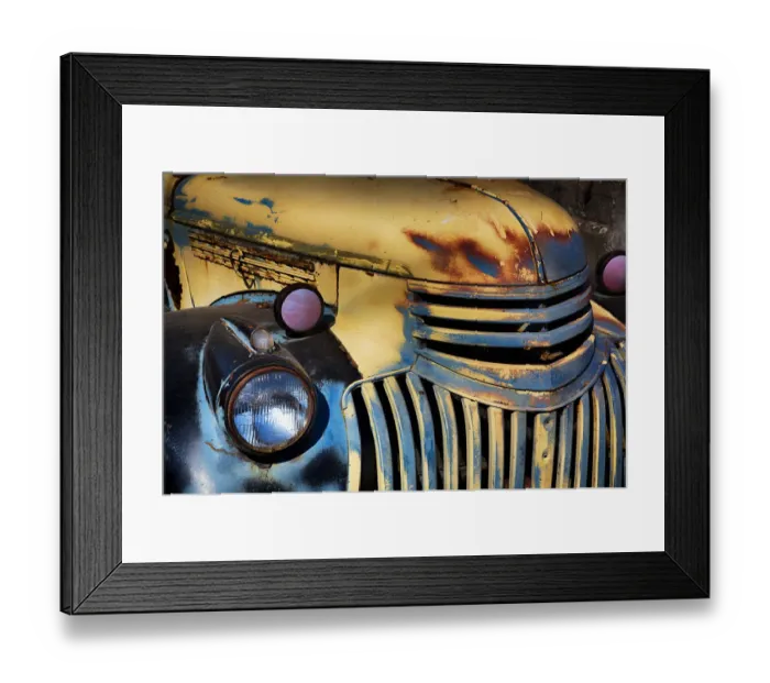 Framed Print : North America; USA; Washington; Palouse Country; Old Chevy with rust and Fading Paint Framed Print : North America; USA; Washington; Palouse Country; Old Chevy with rust and Fading Paint