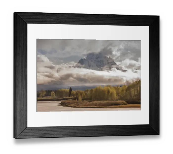 Framed Print : USA, Wyoming, Grand Teton National Park. Rainstorm over Mt Framed Print : USA, Wyoming, Grand Teton National Park. Rainstorm over Mt