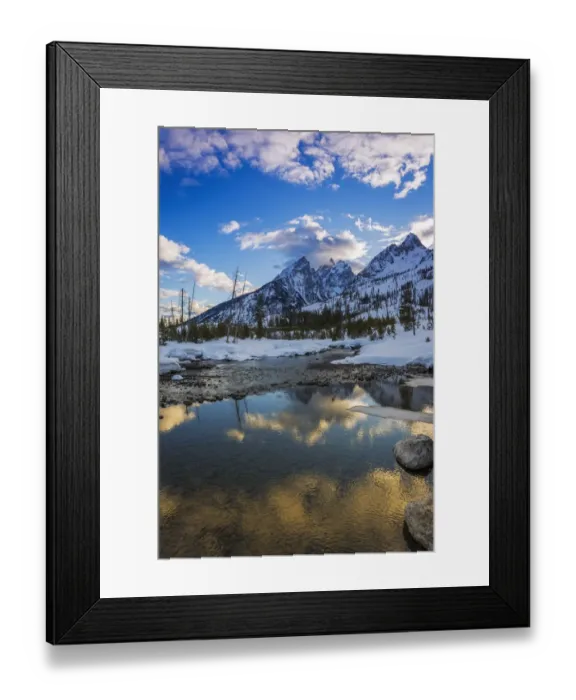 Framed Print : Clearing storm over the Tetons from Cottonwood Creek, Grand Teton National Park Framed Print : Clearing storm over the Tetons from Cottonwood Creek, Grand Teton National Park