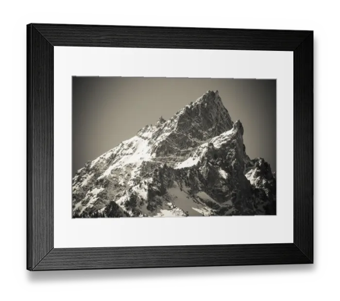 Framed Print : Mount Teewinot in winter, Grand Teton National Park, Wyoming USA Framed Print : Mount Teewinot in winter, Grand Teton National Park, Wyoming USA