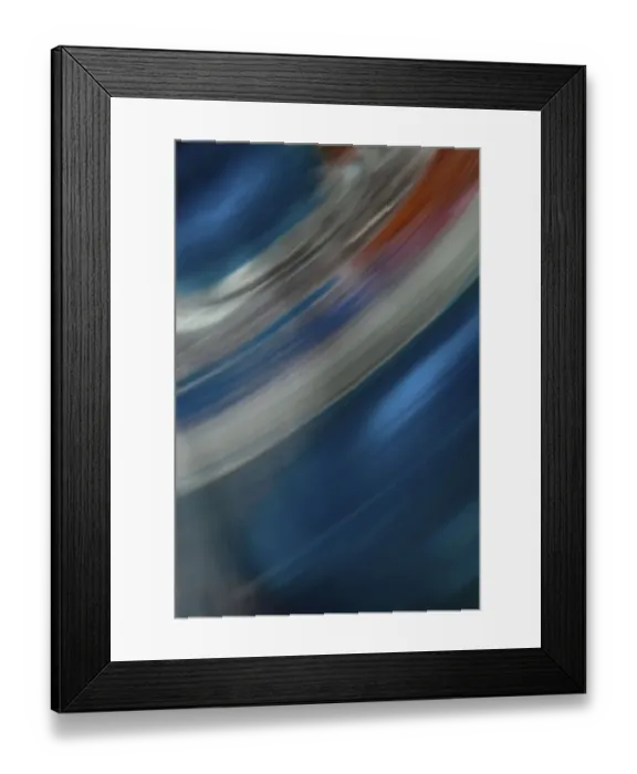 Framed Print : Circular abstract