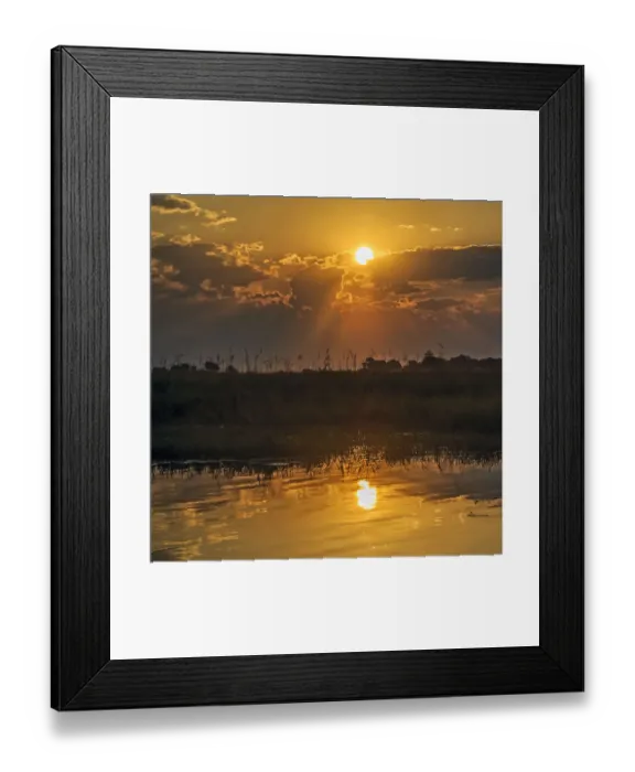 Framed Print : Chobe River, Botswana, Africa. Sunset on the Chobe River Framed Print : Chobe River, Botswana, Africa. Sunset on the Chobe River