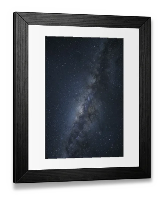 Framed Print : Namibia. The Milky Way galaxy rises overhead in Sossusvlei region