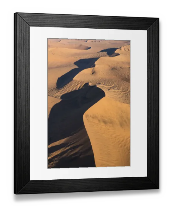 Framed Print : Aerial view over Sossusvlei sand dunes in Namib-Naukluft National Park, Namibia Framed Print : Aerial view over Sossusvlei sand dunes in Namib-Naukluft National Park, Namibia