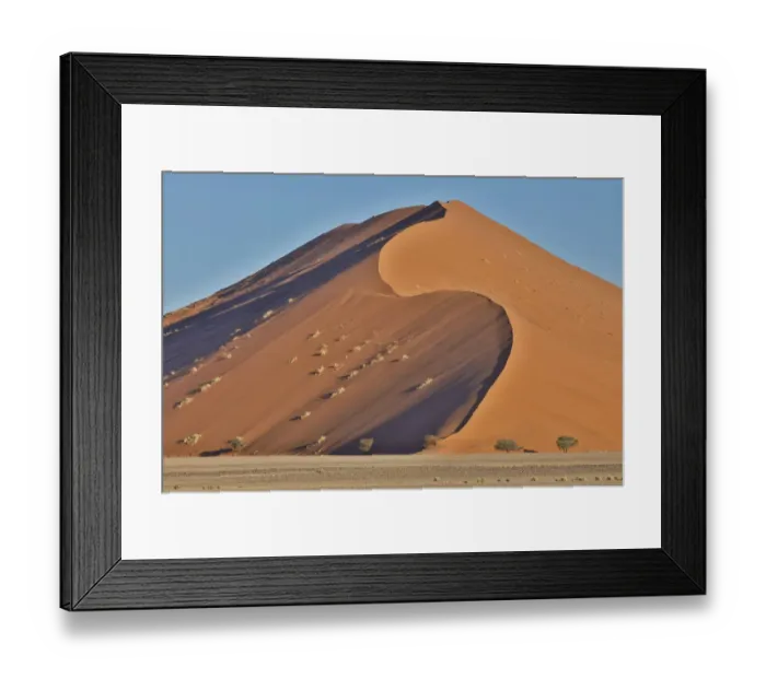 Framed Print : Morning light on the sand dunes of Sossusvlei, Namibia Framed Print : Morning light on the sand dunes of Sossusvlei, Namibia