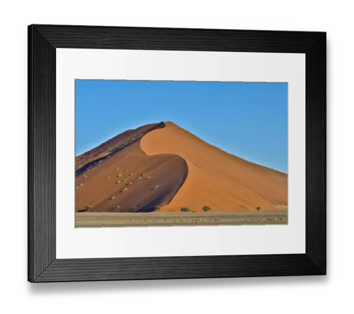 Framed Print : Africa, Namibia, Sossusvlei Dunes in the Afternoon Light