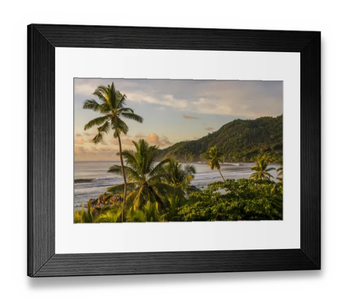 Framed Print : Anse La Liberte beach, Mahe, Republic of Seychelles, Indian Ocean
