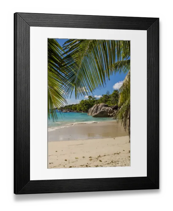 Framed Print : Anse Lazio Beach, Praslin, Republic of Seychelles, Indian Ocean Framed Print : Anse Lazio Beach, Praslin, Republic of Seychelles, Indian Ocean