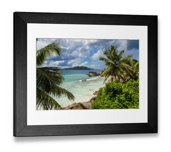 Framed Print : Anse Severe beach, La Digue, Republic of Seychelles, Indian Ocean Framed Print : Anse Severe beach, La Digue, Republic of Seychelles, Indian Ocean
