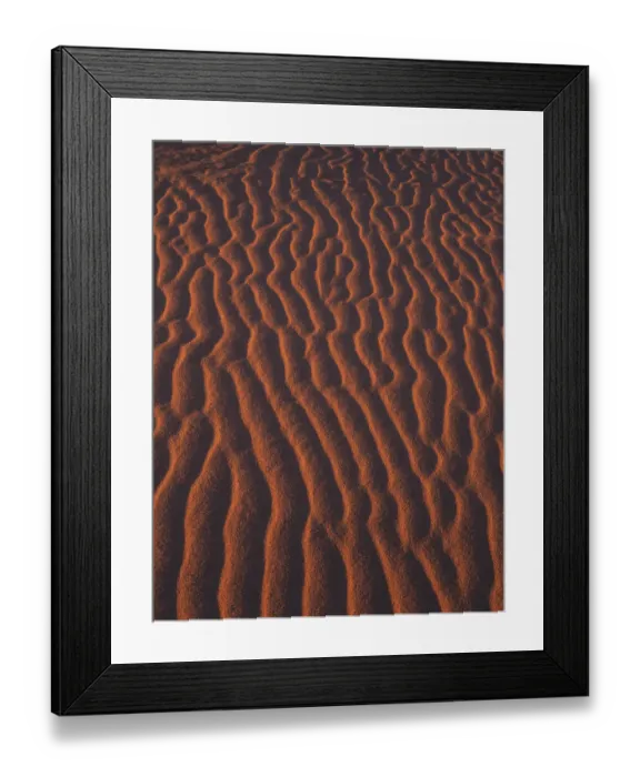Framed Print : Sand Patterns near Hermanus Beach, South Africa Framed Print : Sand Patterns near Hermanus Beach, South Africa