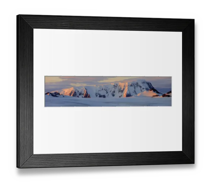 Framed Print : Panorama. Mountain Range. Antarctica Framed Print : Panorama. Mountain Range. Antarctica
