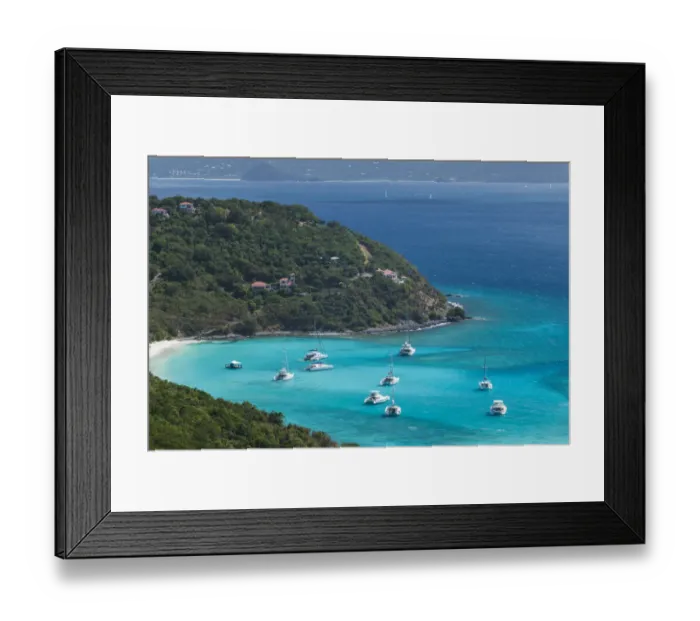 Framed Print : British Virgin Islands, Jost Van Dyke. White Bay Framed Print : British Virgin Islands, Jost Van Dyke. White Bay