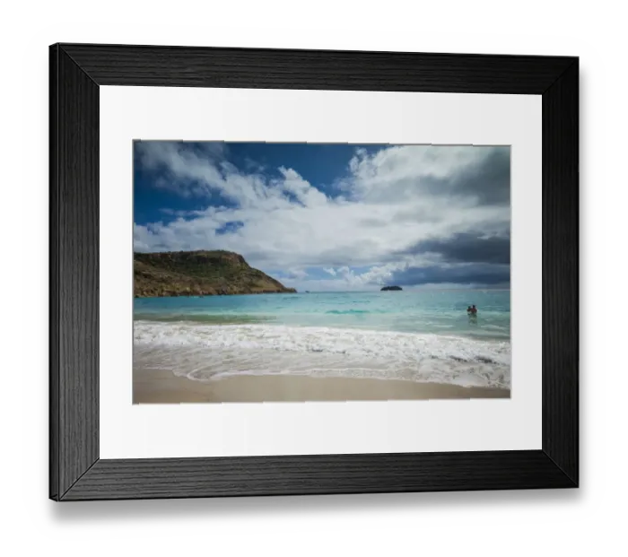 Framed Print : French West Indies, St-Barthelemy. Anse de Grande Saline beach Framed Print : French West Indies, St-Barthelemy. Anse de Grande Saline beach