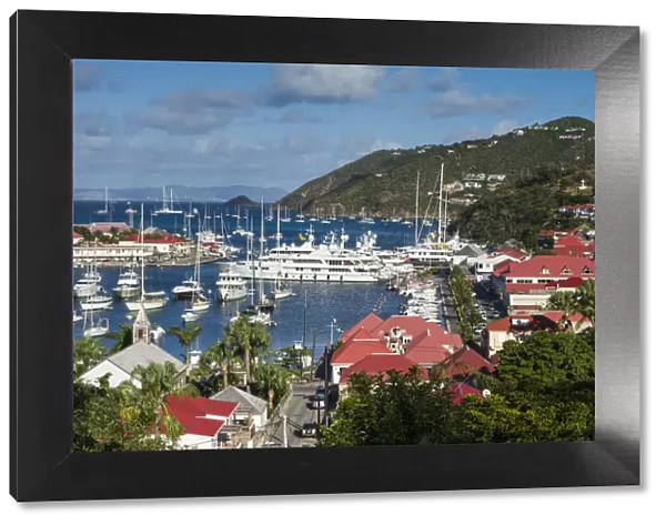 French West Indies, St-Barthelemy. Gustavia Harbor